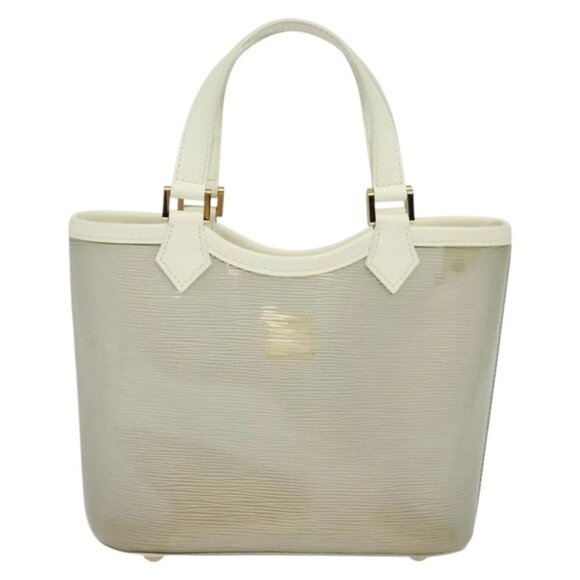 LOUIS VUITTON Epi Plage Mini Lagoon Bay Hand Bag White M92263 LV Auth 134761 - Picture 3 of 16